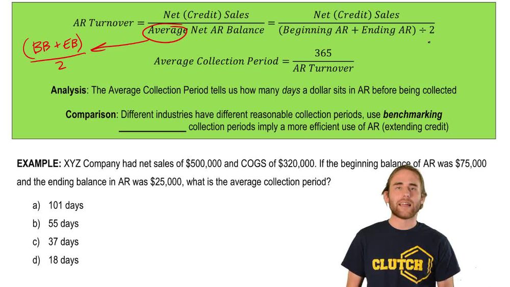 Ratios: Average Collection Period (Days Sales Outstanding)