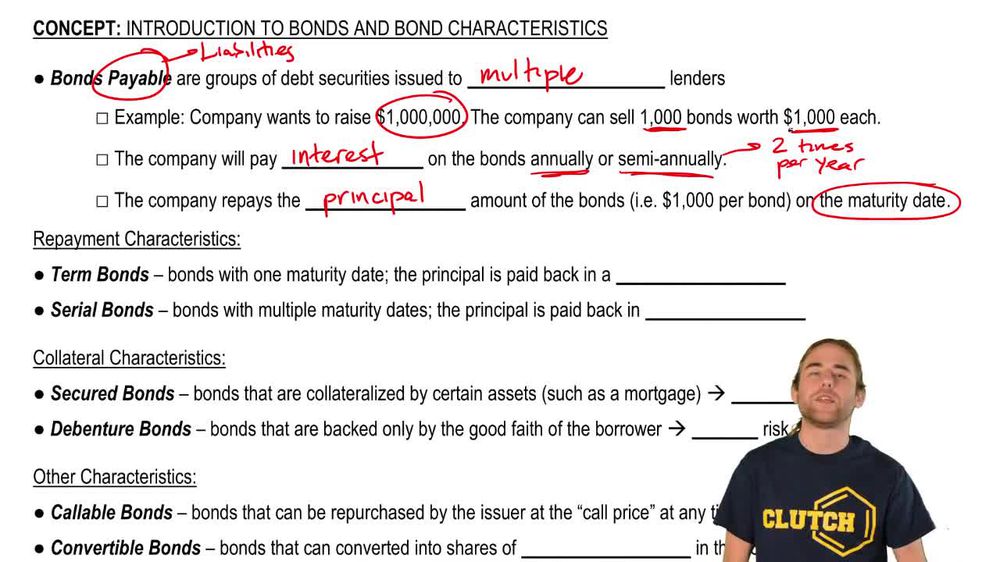 Bond Payable Definitions