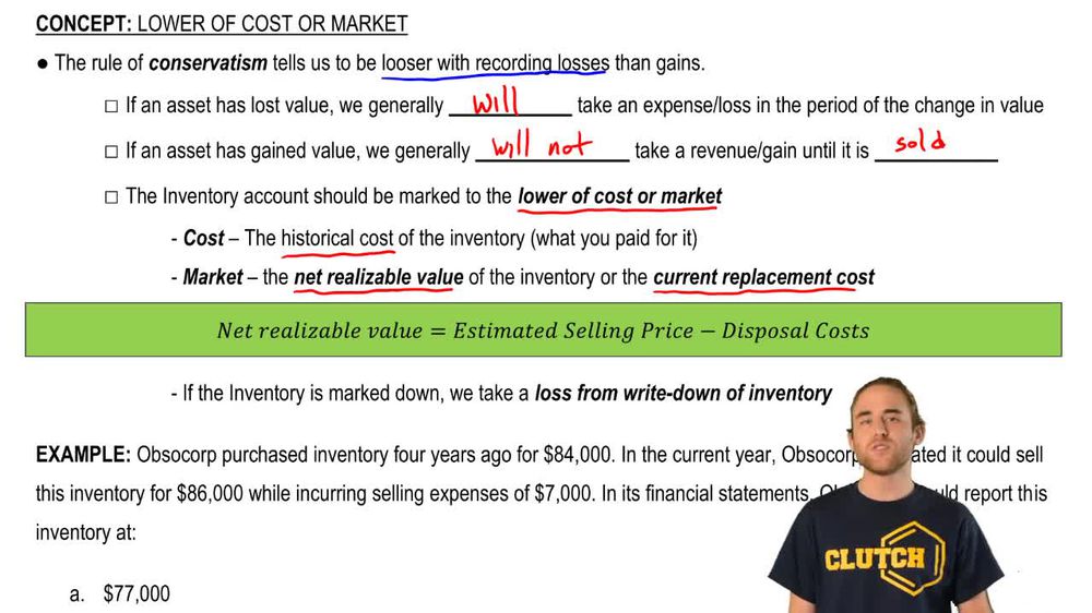 Lower of Cost or Market