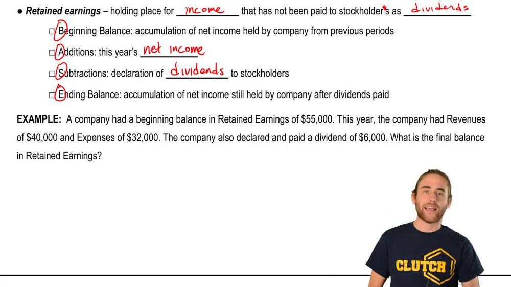 BASE Formula: Retained Earnings