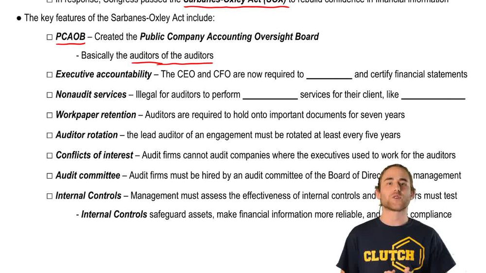 Sarbanes-Oxley Act of 2002