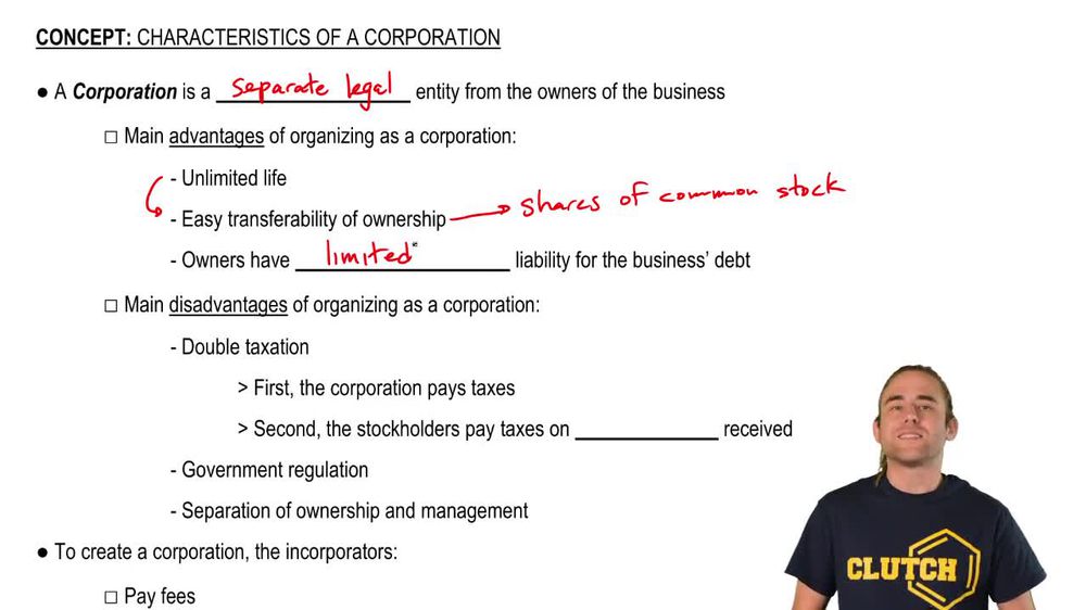 Corporations:Advantages and Disadvantages