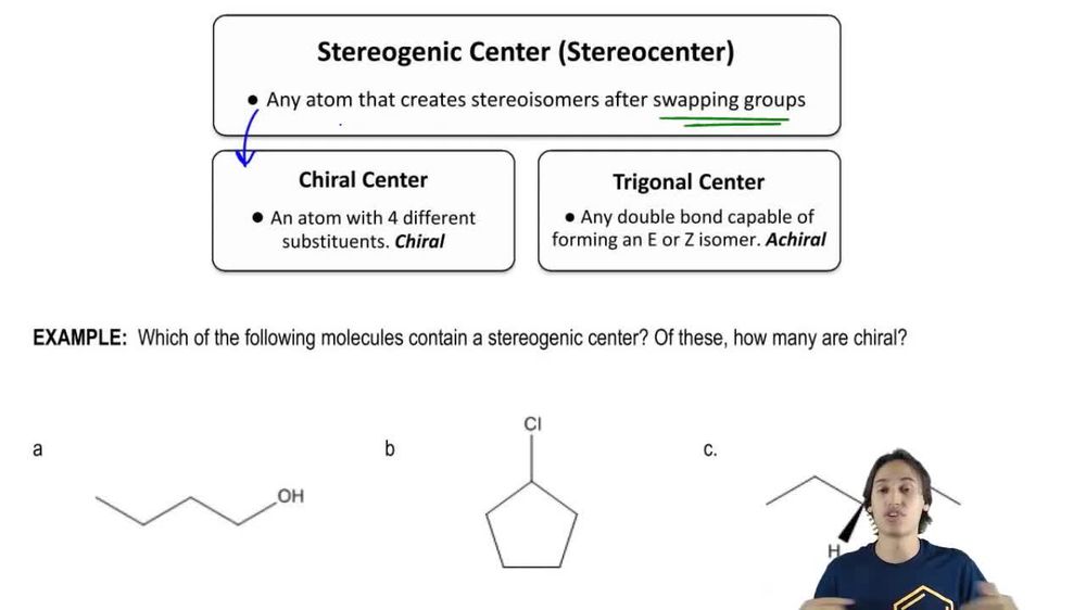 Determining Chirality using Stereocenter | Pearson+ Channels